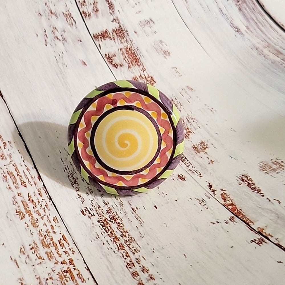 Mackenzie Childs Drawer Pull Cabinet Door Knob